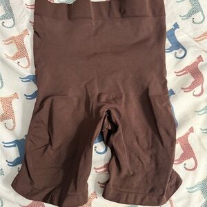 SKIMS Cocoa Brown BBL sculpting shorts
